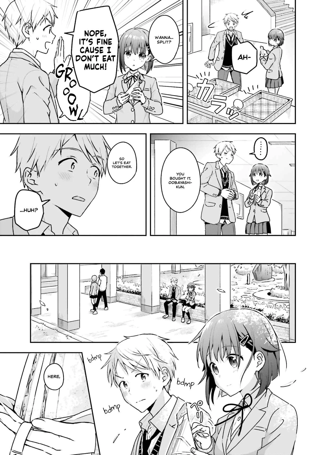 Koe no Chiisai Komori-san to Kusodeka Oogoe no Oobayashi-kun Chapter 5 - Page 3
