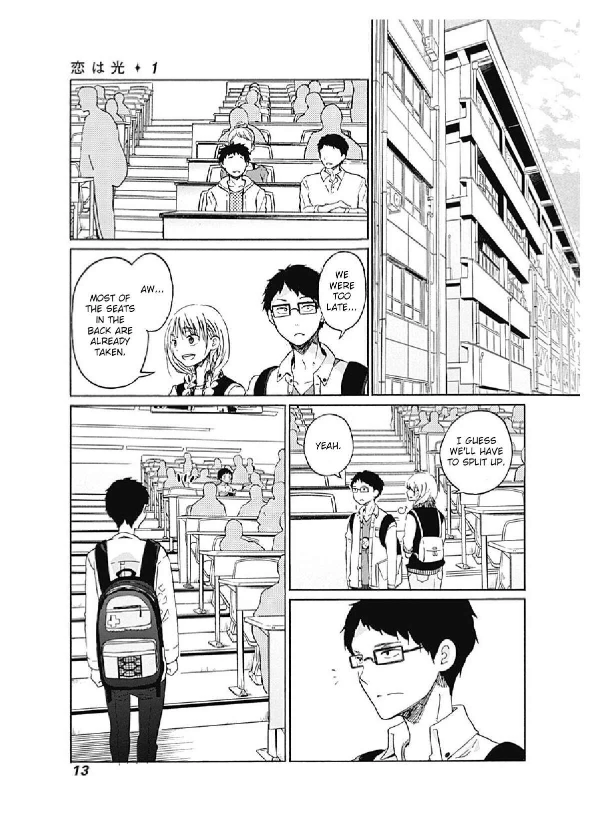 Koi wa Hikari Chapter 1: Sparkles - Page 12