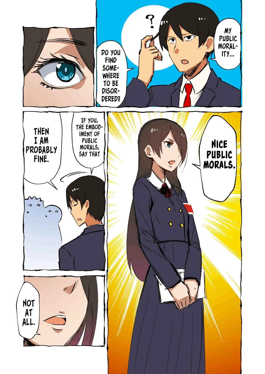 Koigokoro o Kakusetenai Onnanoko to Sore ni Kizukanai Otokonoko no Hanashi Chapter 1 - Page 3