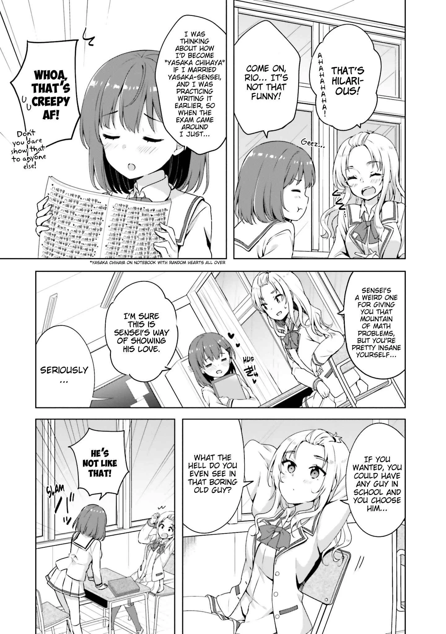 Koisuru Otome wa Eromanga ni Yume wo Miru Chapter 1: At the Rooftop... (Uncensored) - Page 9