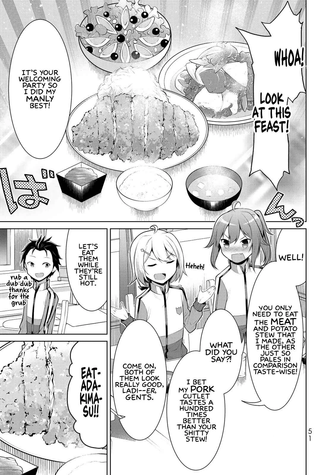 Koitsura no Shoutai ga Onna dato Ore dake ga Shitteiru Chapter 2: Two Manly Man's Side Dish Contest - Page 9