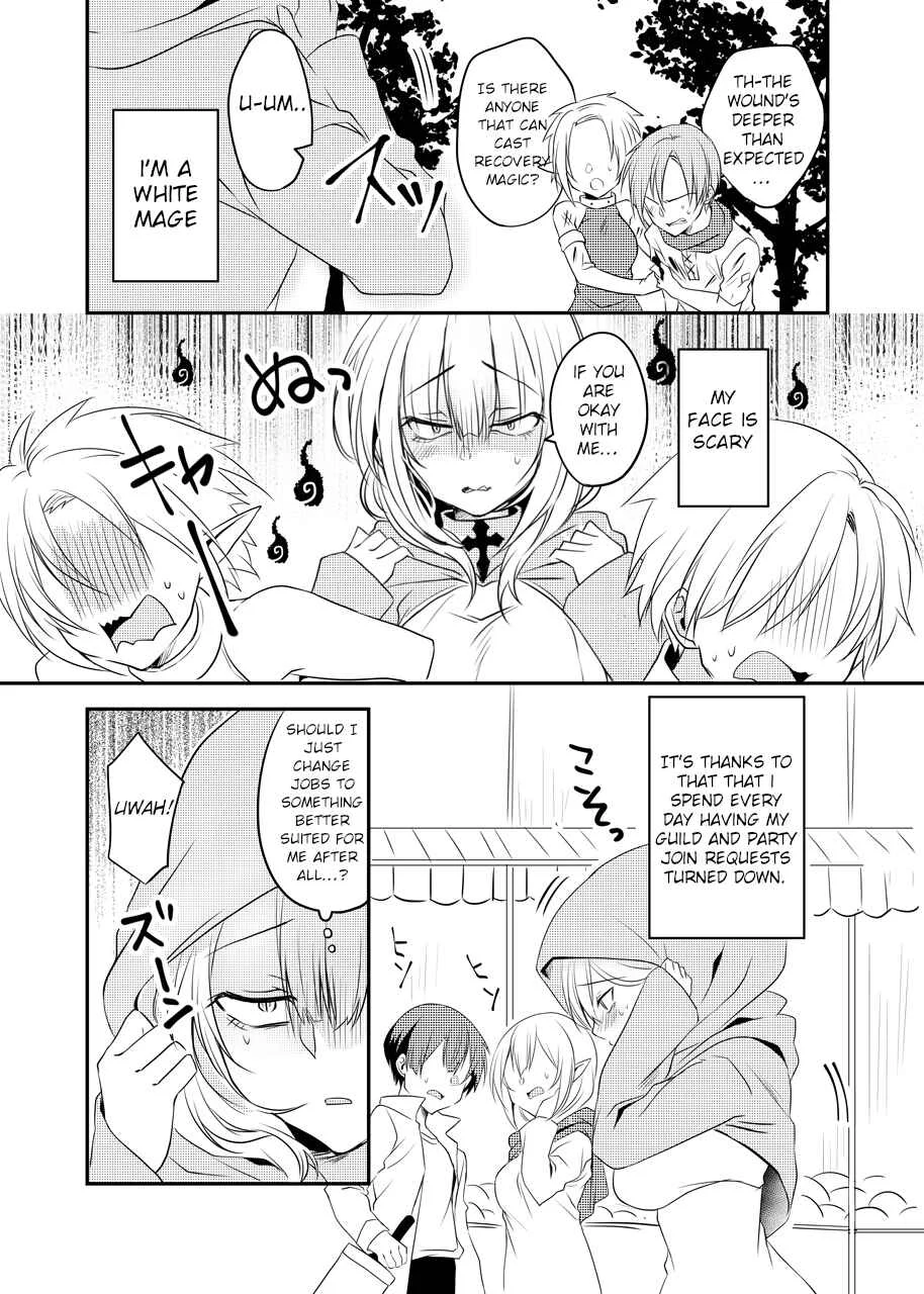 Kokoro ga Yomareru Kenshi-san to Shiro Madoushi-san no Hanashi Chapter 1 - Page 1