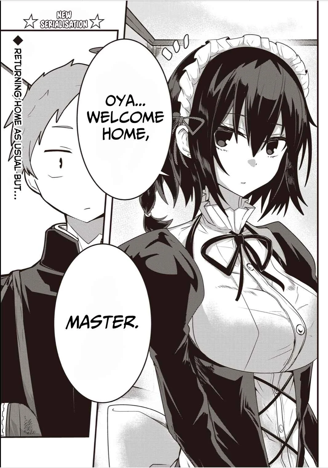 Kokoro no Koe ga Moreyasui Maid-san (Serialization) Chapter 1 - Page 1