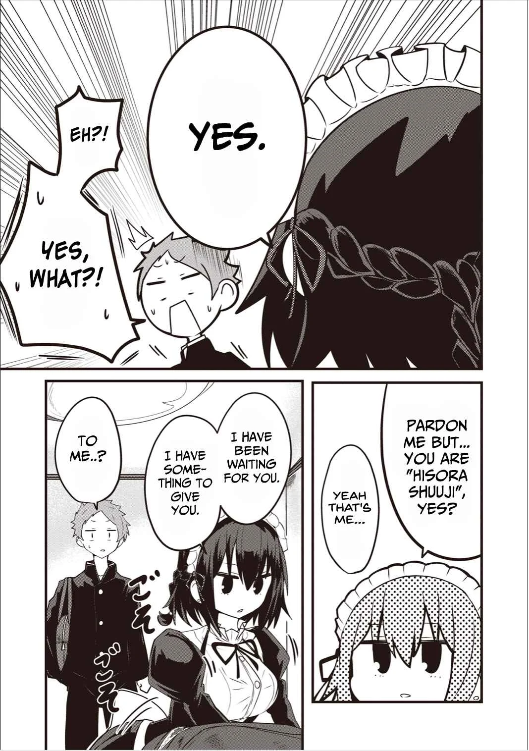 Kokoro no Koe ga Moreyasui Maid-san (Serialization) Chapter 1 - Page 5