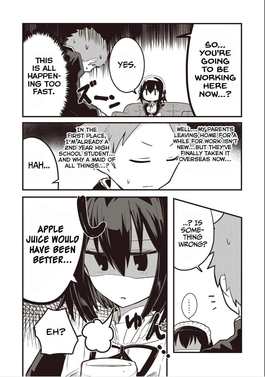 Kokoro no Koe ga Moreyasui Maid-san (Serialization) Chapter 1 - Page 8