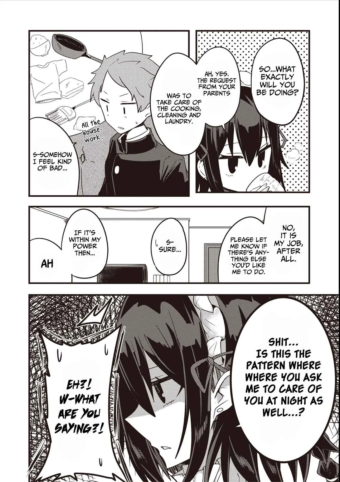 Kokoro no Koe ga Moreyasui Maid-san (Serialization) Chapter 1 - Page 10