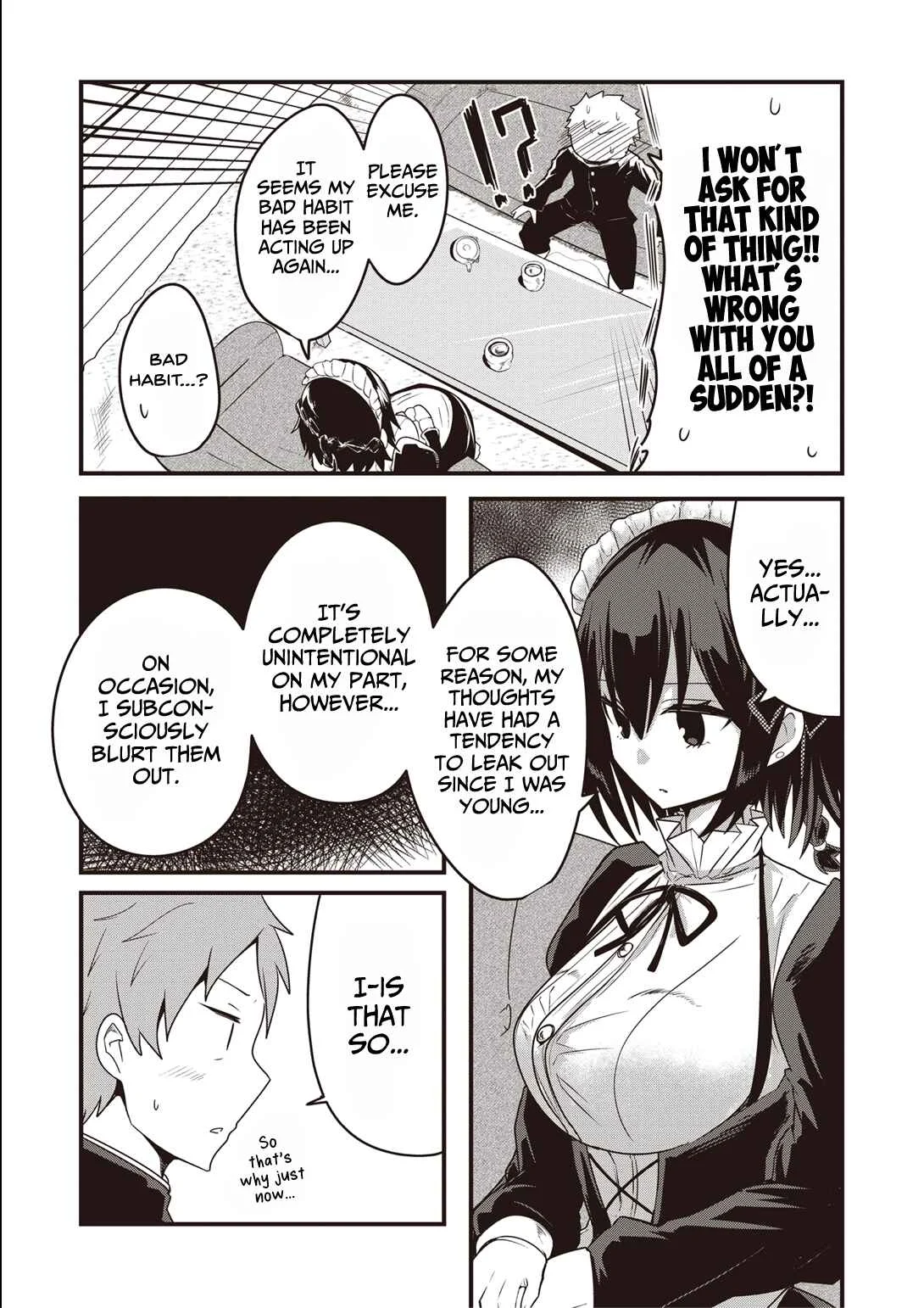Kokoro no Koe ga Moreyasui Maid-san (Serialization) Chapter 1 - Page 11