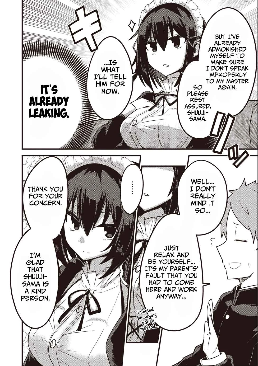 Kokoro no Koe ga Moreyasui Maid-san (Serialization) Chapter 1 - Page 12