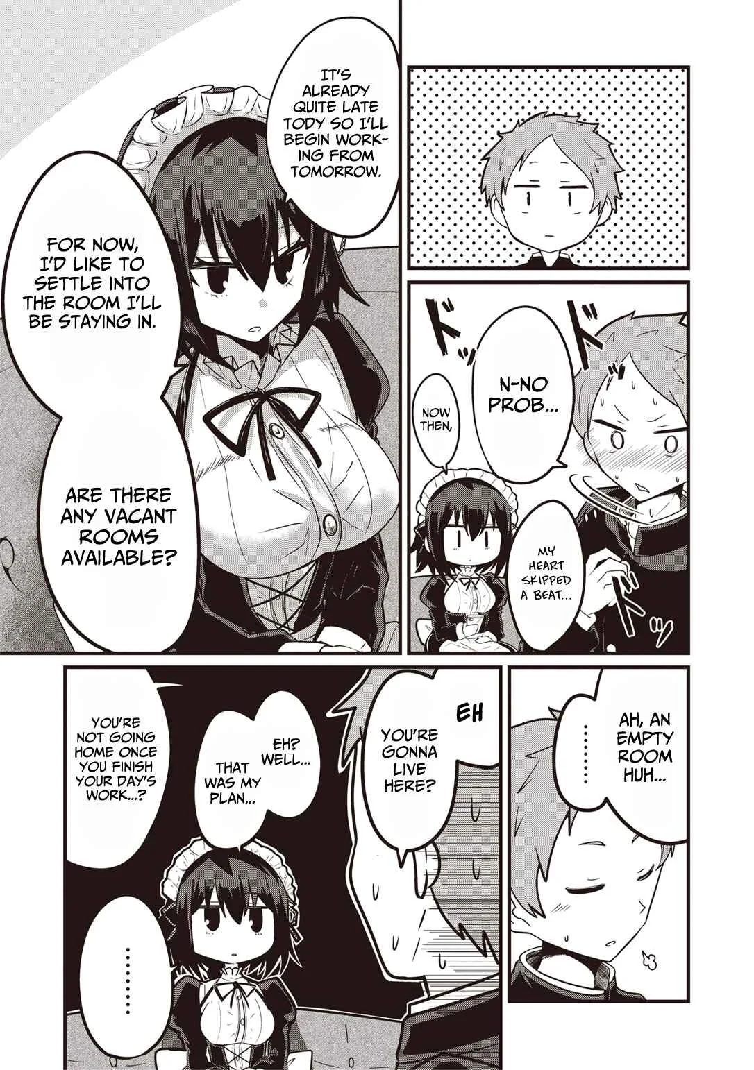 Kokoro no Koe ga Moreyasui Maid-san (Serialization) Chapter 1 - Page 13