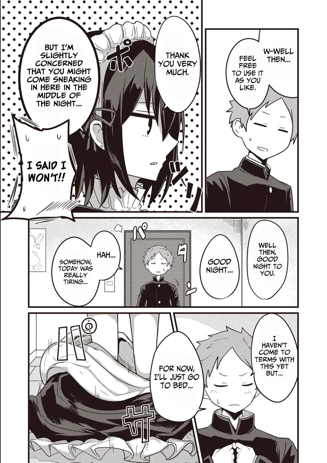 Kokoro no Koe ga Moreyasui Maid-san (Serialization) Chapter 1 - Page 15