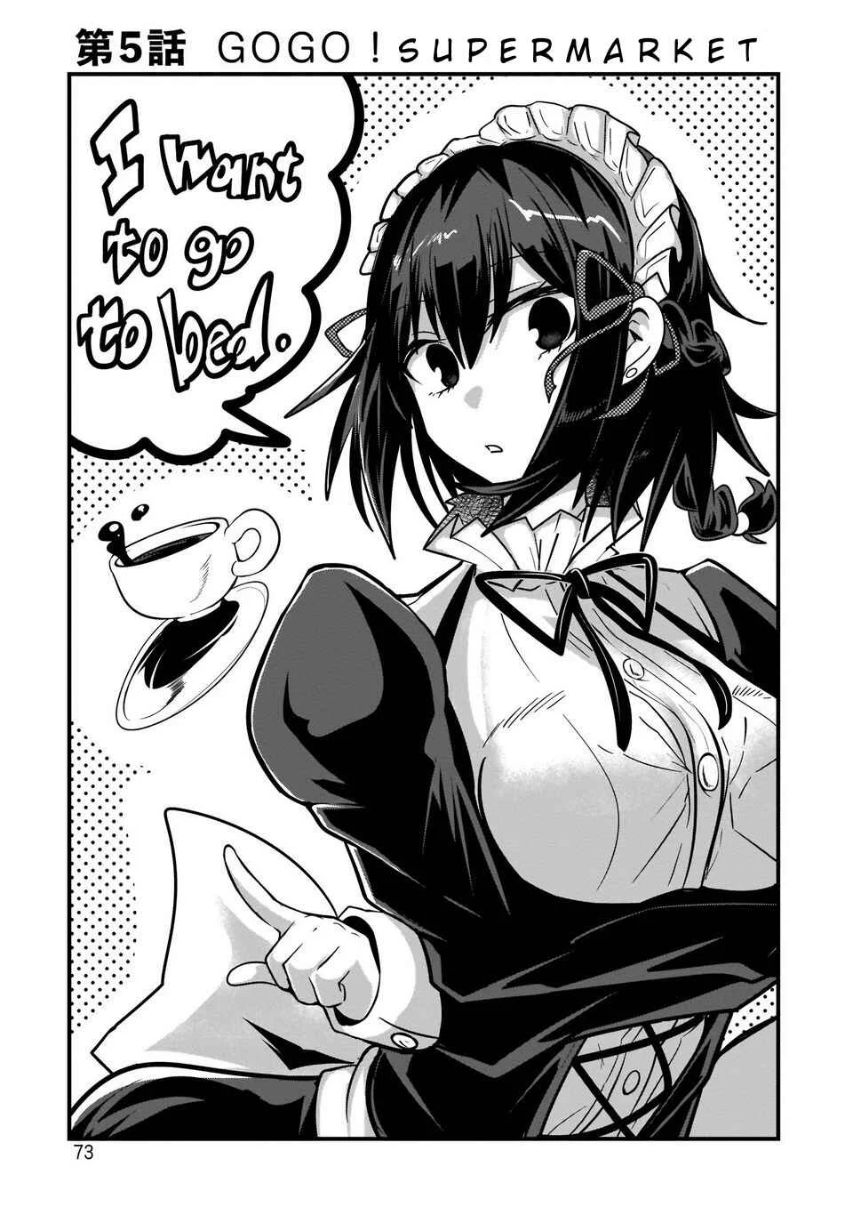 Kokoro no Koe ga Moreyasui Maid-san (Serialization) Chapter 5: Supermarket - Page 1