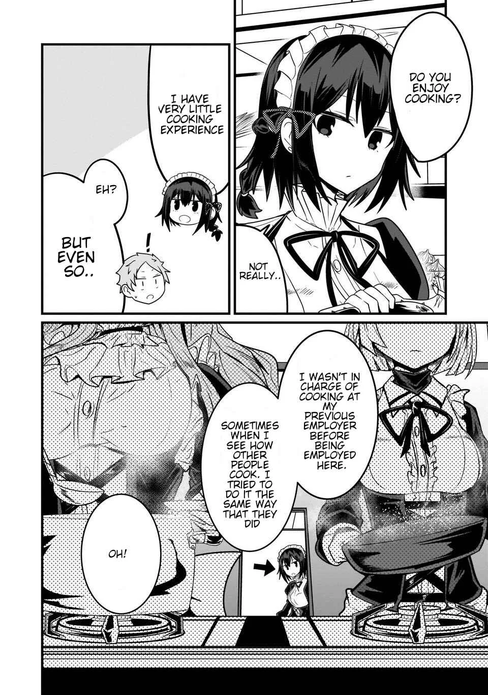 Kokoro no Koe ga Moreyasui Maid-san (Serialization) Chapter 5: Supermarket - Page 4
