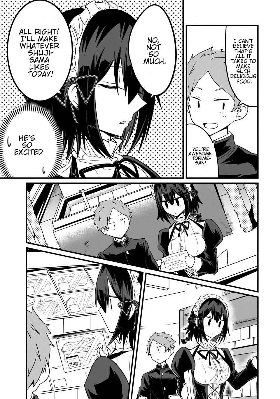 Kokoro no Koe ga Moreyasui Maid-san (Serialization) Chapter 5: Supermarket - Page 5