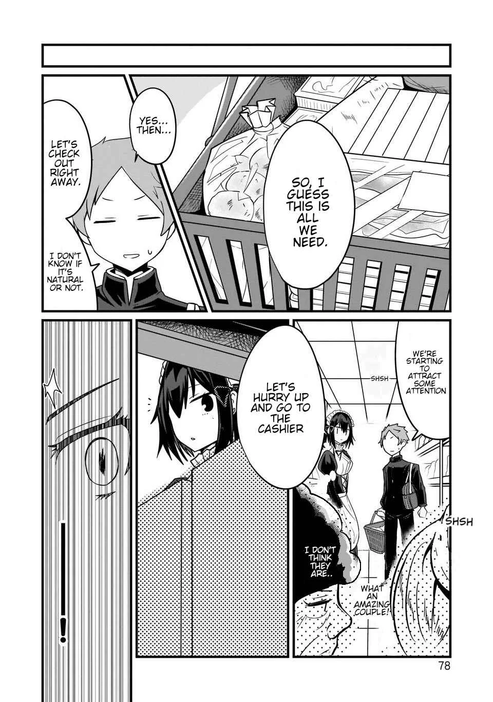 Kokoro no Koe ga Moreyasui Maid-san (Serialization) Chapter 5: Supermarket - Page 6