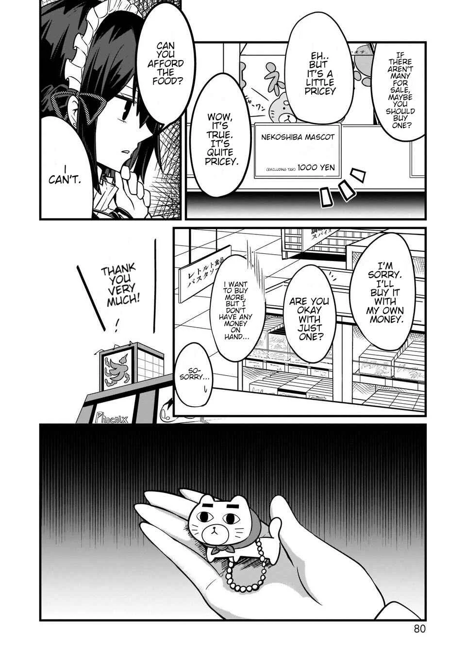 Kokoro no Koe ga Moreyasui Maid-san (Serialization) Chapter 5: Supermarket - Page 8