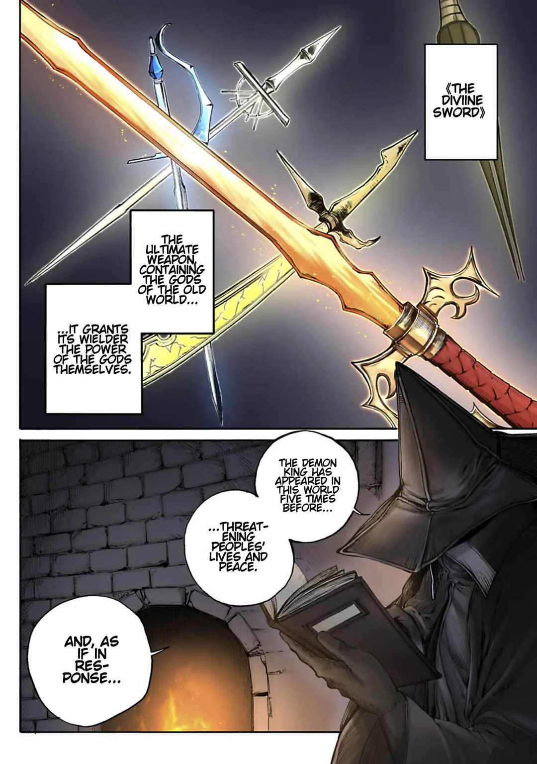 Kokuma Musou - Ochita Seikishi to Fukushuu no Kuro Madoushi Chapter 1: Saint Leon - Page 2