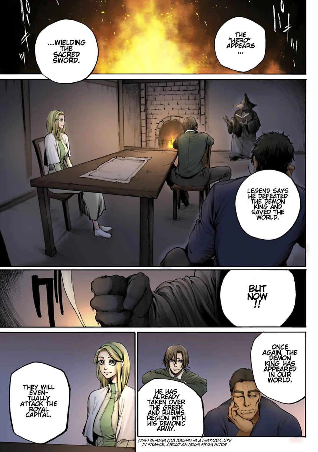 Kokuma Musou - Ochita Seikishi to Fukushuu no Kuro Madoushi Chapter 1: Saint Leon - Page 3