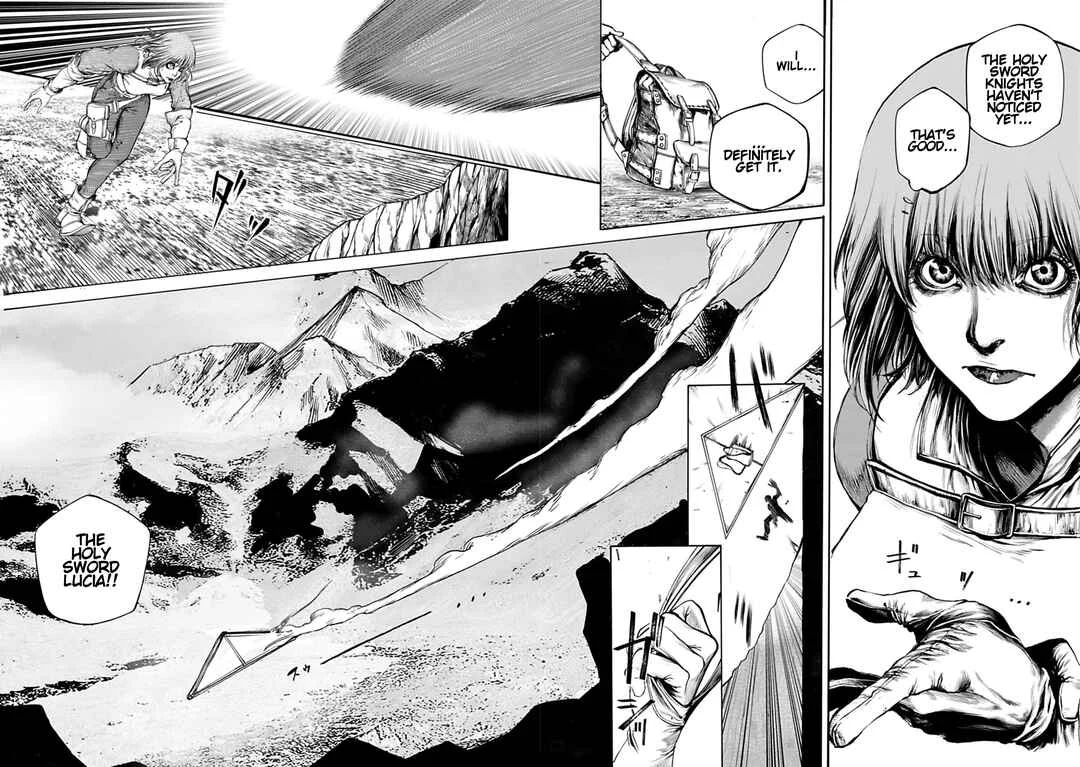 Kokuma Musou - Ochita Seikishi to Fukushuu no Kuro Madoushi Chapter 1: Saint Leon - Page 34