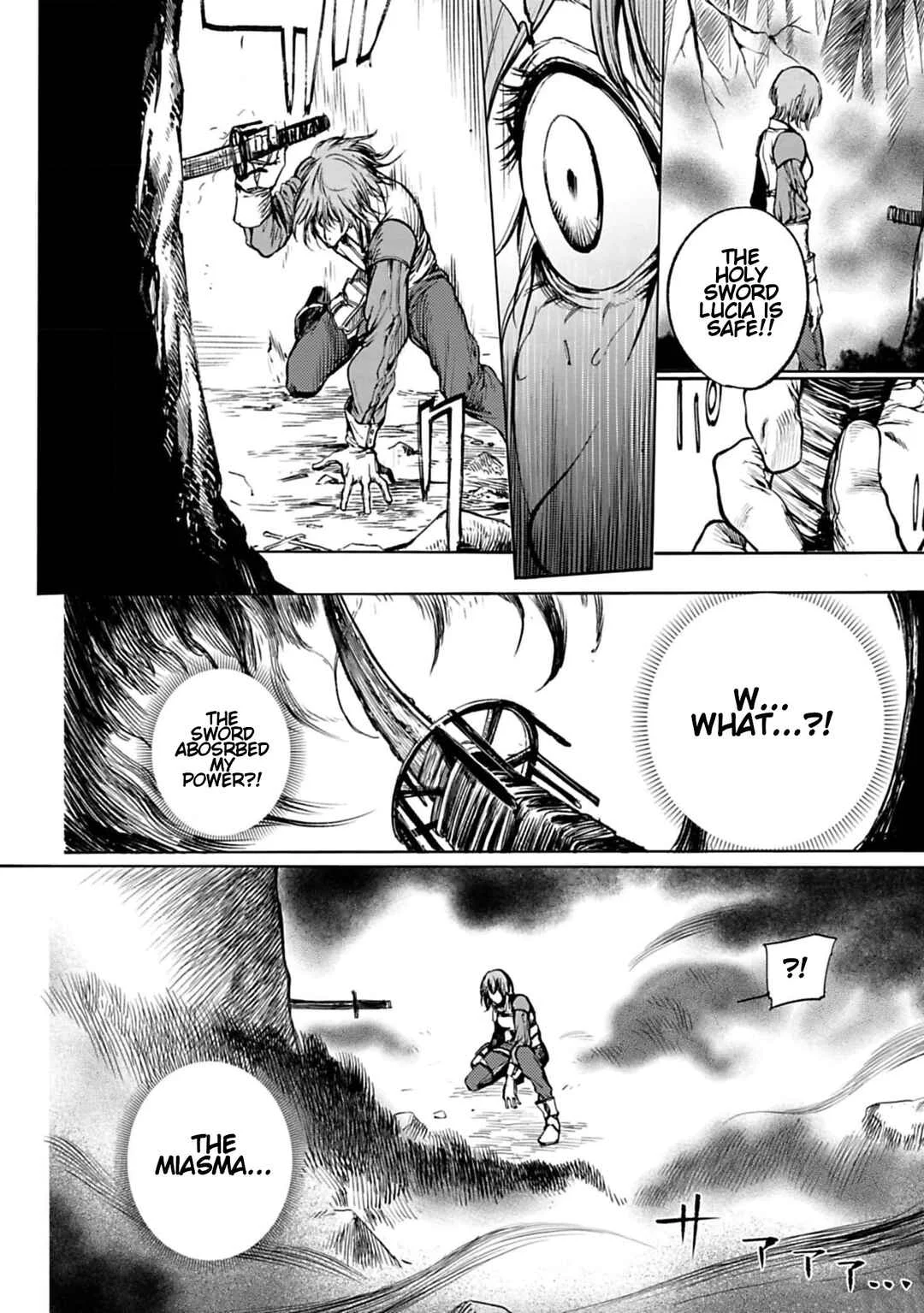 Kokuma Musou - Ochita Seikishi to Fukushuu no Kuro Madoushi Chapter 1: Saint Leon - Page 38