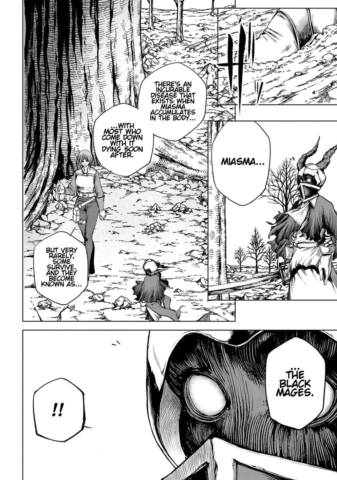 Kokuma Musou - Ochita Seikishi to Fukushuu no Kuro Madoushi Chapter 2: The Dragon Knight Attacks - Page 2