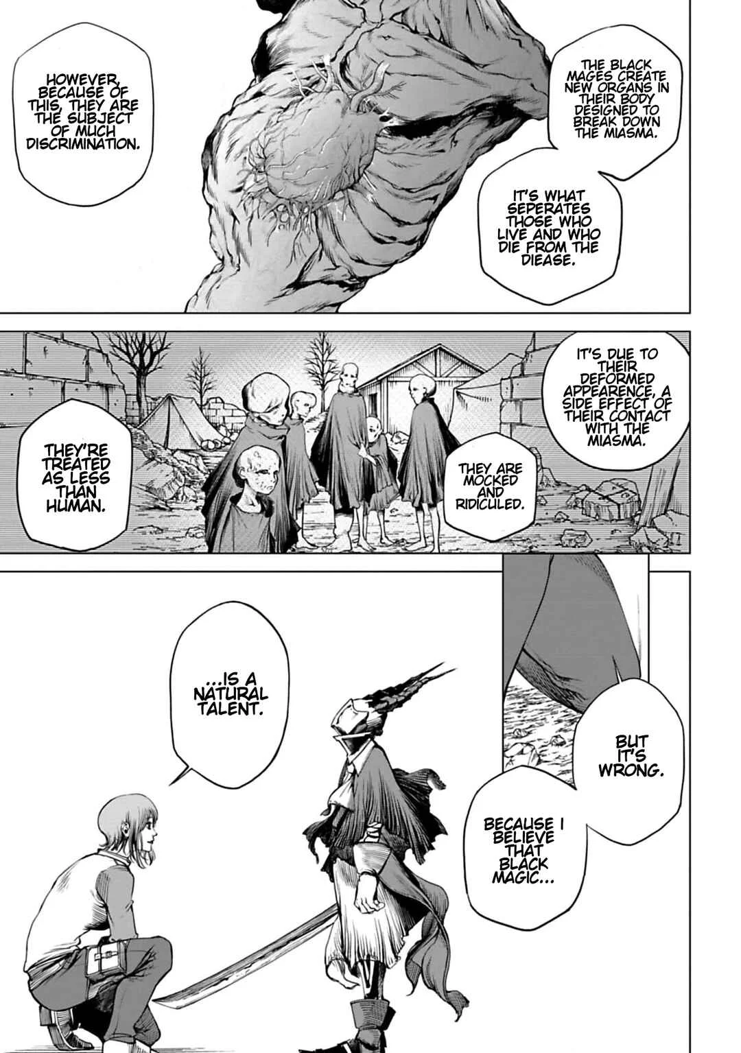 Kokuma Musou - Ochita Seikishi to Fukushuu no Kuro Madoushi Chapter 2: The Dragon Knight Attacks - Page 3