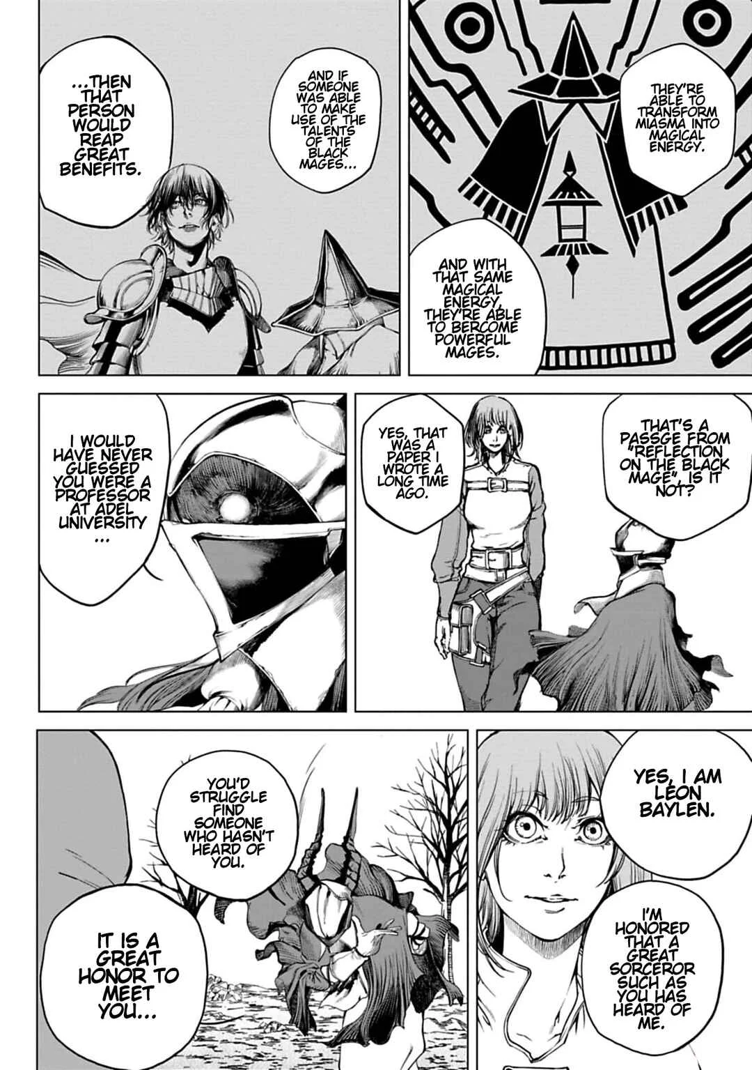 Kokuma Musou - Ochita Seikishi to Fukushuu no Kuro Madoushi Chapter 2: The Dragon Knight Attacks - Page 4