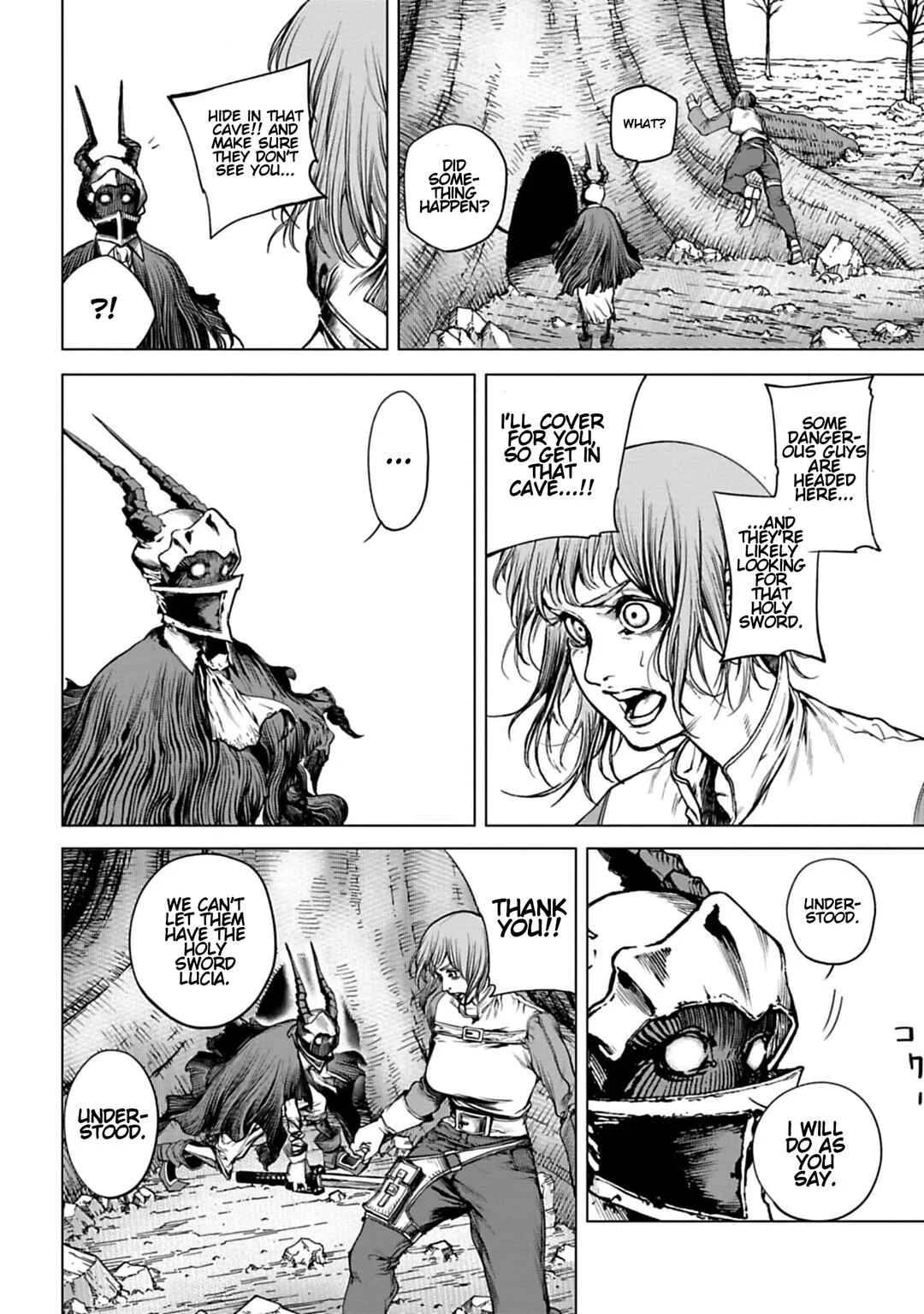 Kokuma Musou - Ochita Seikishi to Fukushuu no Kuro Madoushi Chapter 2: The Dragon Knight Attacks - Page 8
