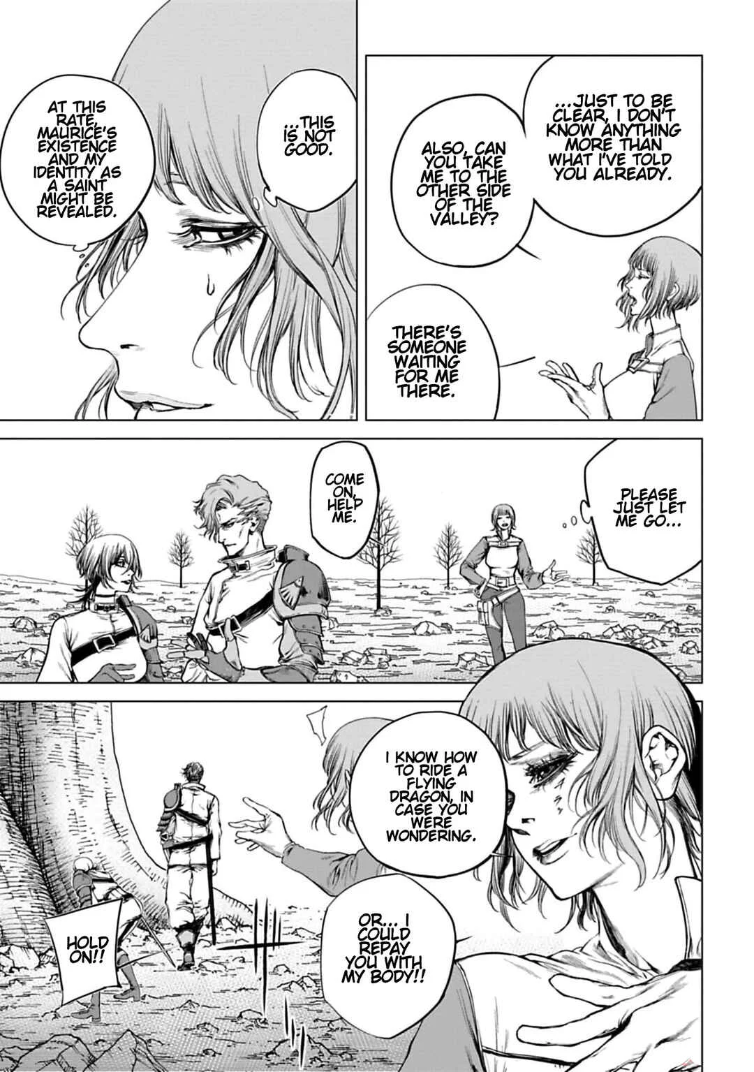 Kokuma Musou - Ochita Seikishi to Fukushuu no Kuro Madoushi Chapter 2: The Dragon Knight Attacks - Page 14