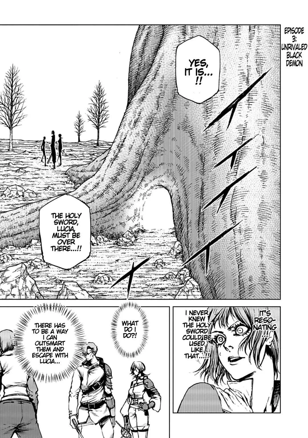 Kokuma Musou - Ochita Seikishi to Fukushuu no Kuro Madoushi Chapter 3: Unrivaled Dark Demon - Page 1