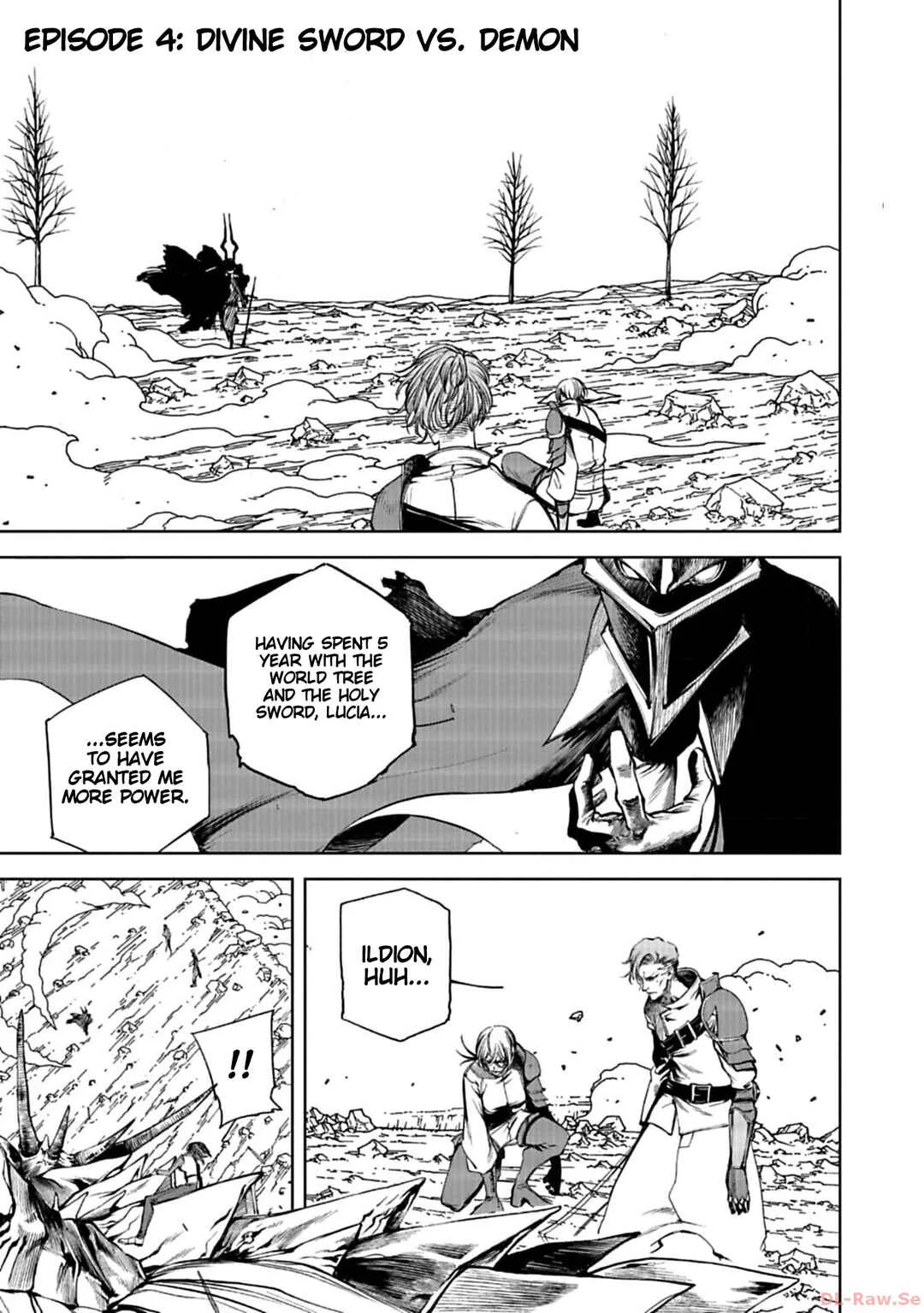 Kokuma Musou - Ochita Seikishi to Fukushuu no Kuro Madoushi Chapter 4: Divine Sword vs. Demon - Page 1