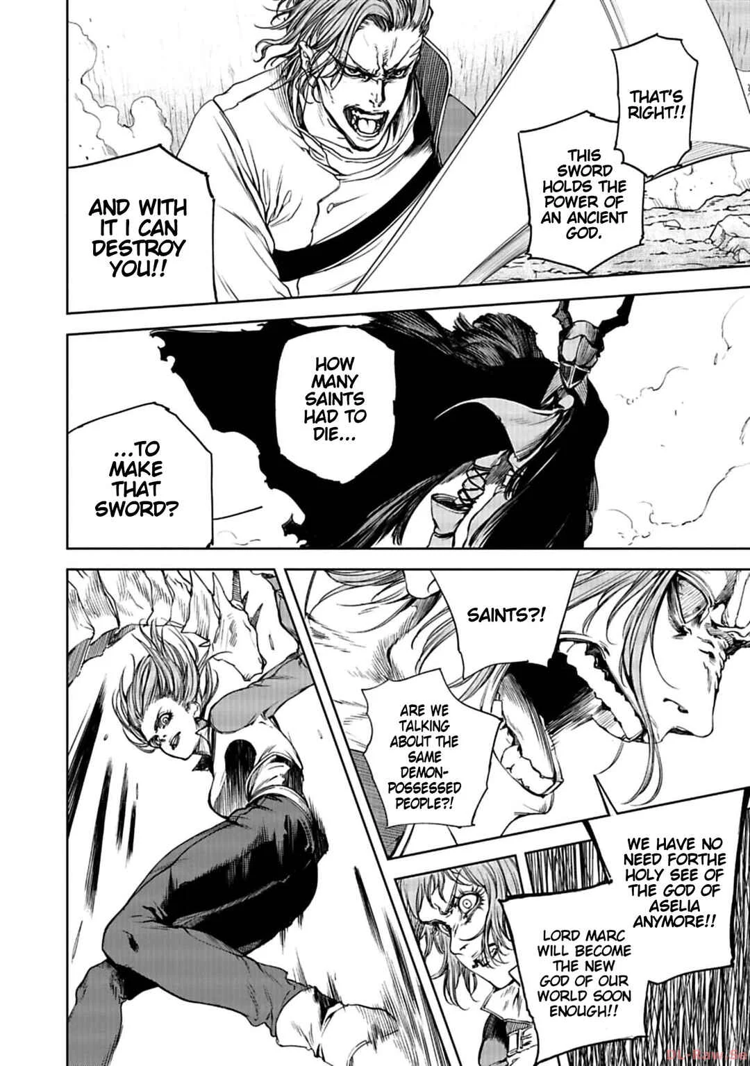 Kokuma Musou - Ochita Seikishi to Fukushuu no Kuro Madoushi Chapter 4: Divine Sword vs. Demon - Page 6