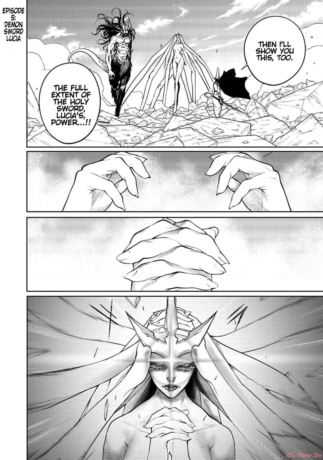 Kokuma Musou - Ochita Seikishi to Fukushuu no Kuro Madoushi Chapter 5: Demon Sword Lucia - Page 1