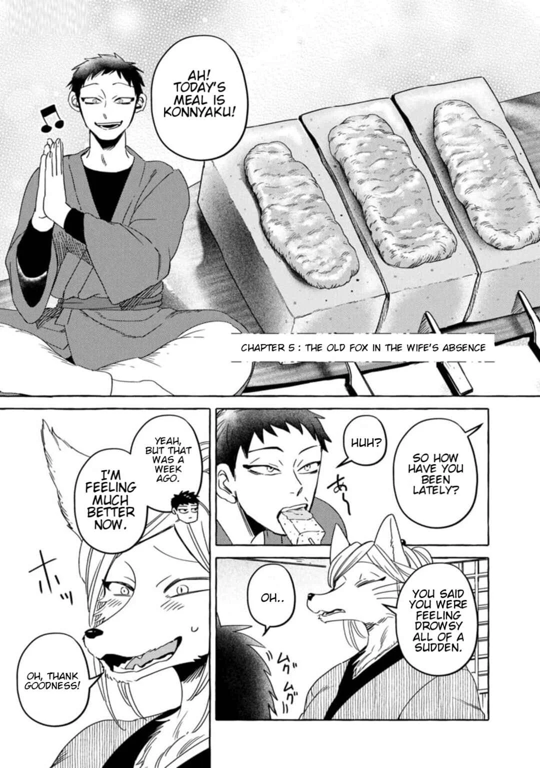 Komen Fuufu Chapter 5: The Old Fox In The Wife's Absence - Page 1