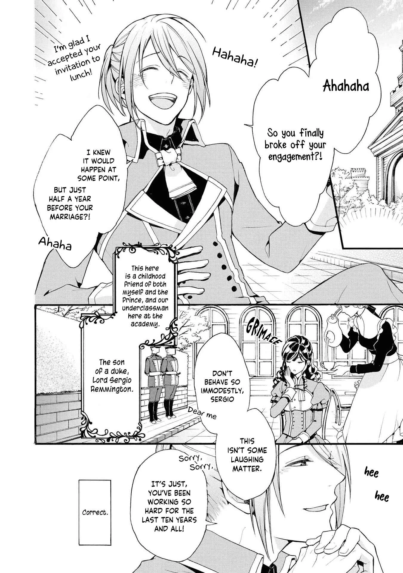 Kon'yaku Haki o Mochikakerarete Juusuunen, Soko made Iu nara Haki Shimashou! Chapter 1 - Page 5