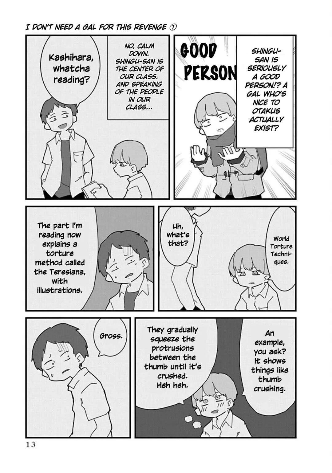 Kono Fukushuu ni Gyaru wa Iranai Chapter 1 - Page 11