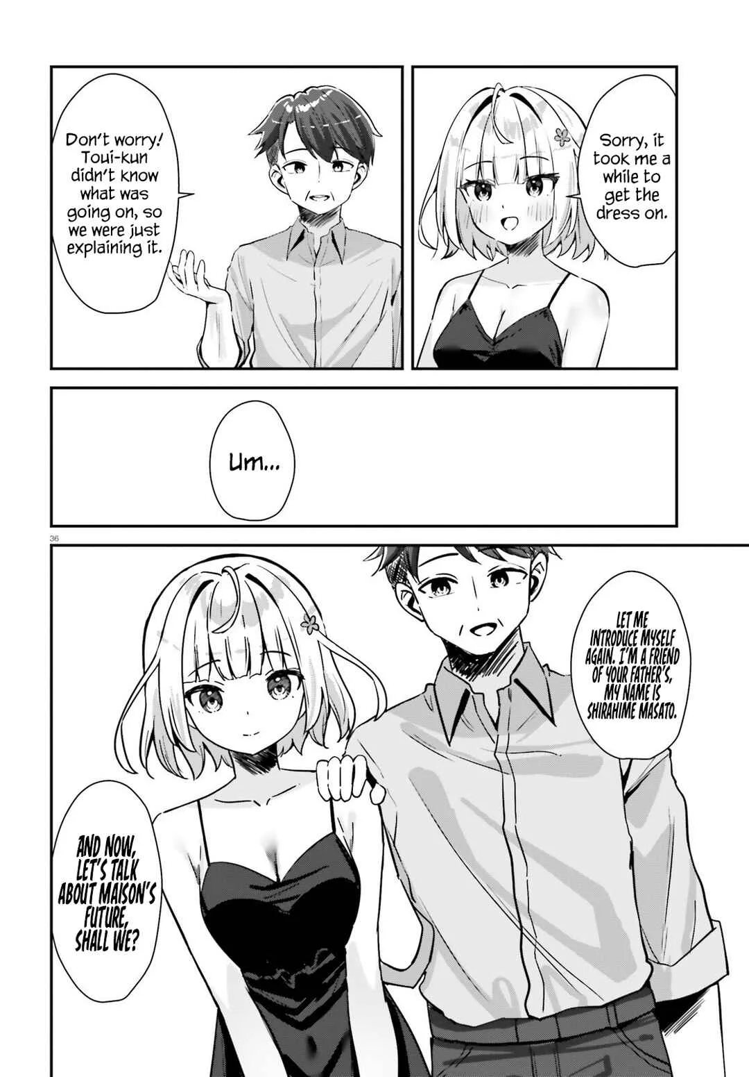 Kono Koi, Okuchi ni Aimasu ka? ~Yuutousei no Shirahime-san wa Mondaiji no Ore to Mainichi Kiss shiteru~ Chapter 1: Terrine - Page 35