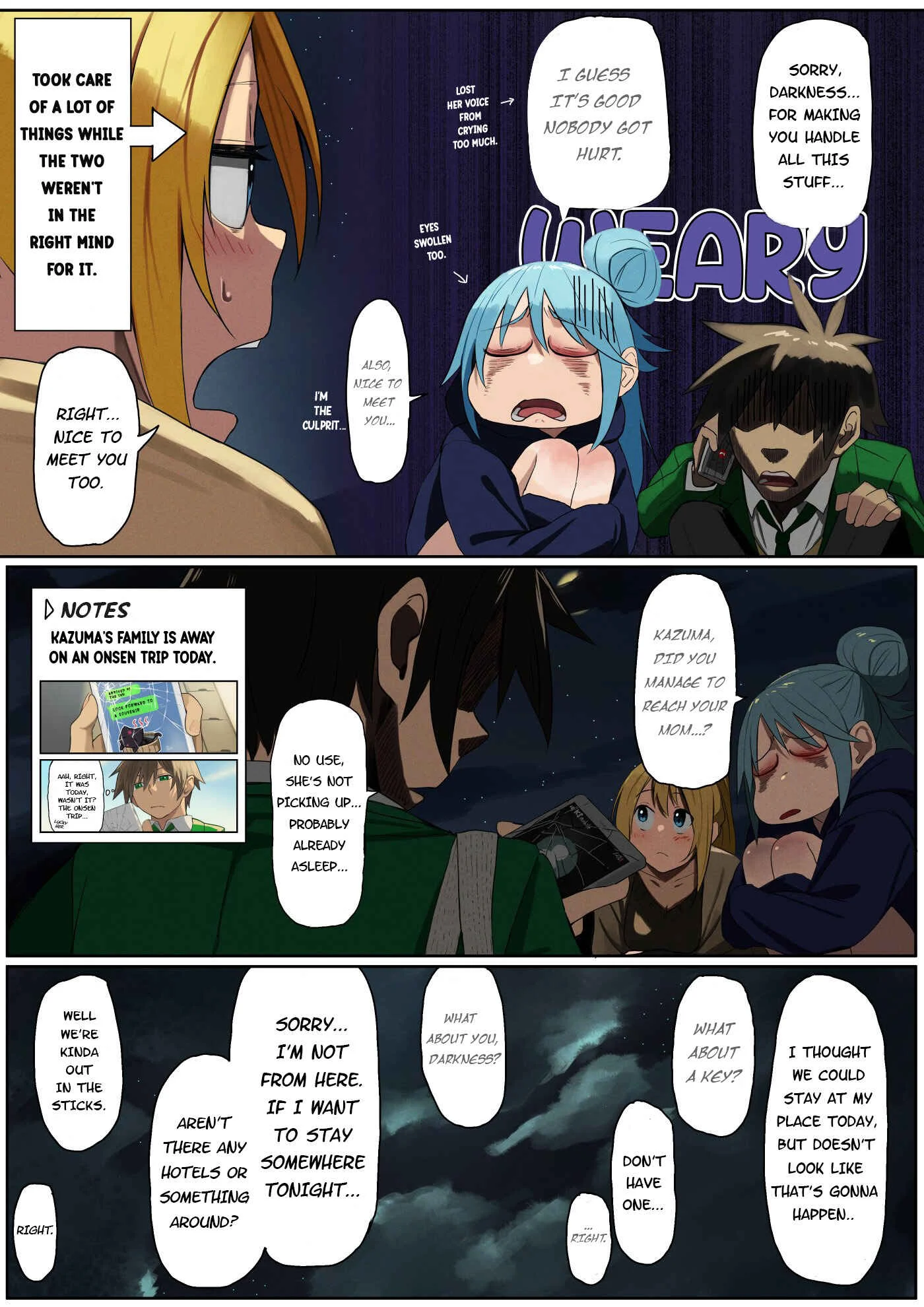Kono Subarashii Sekai ni Shukufuku wo! - Modern Konosuba (Doujinshi) Chapter 1: "Meeting" - Page 4