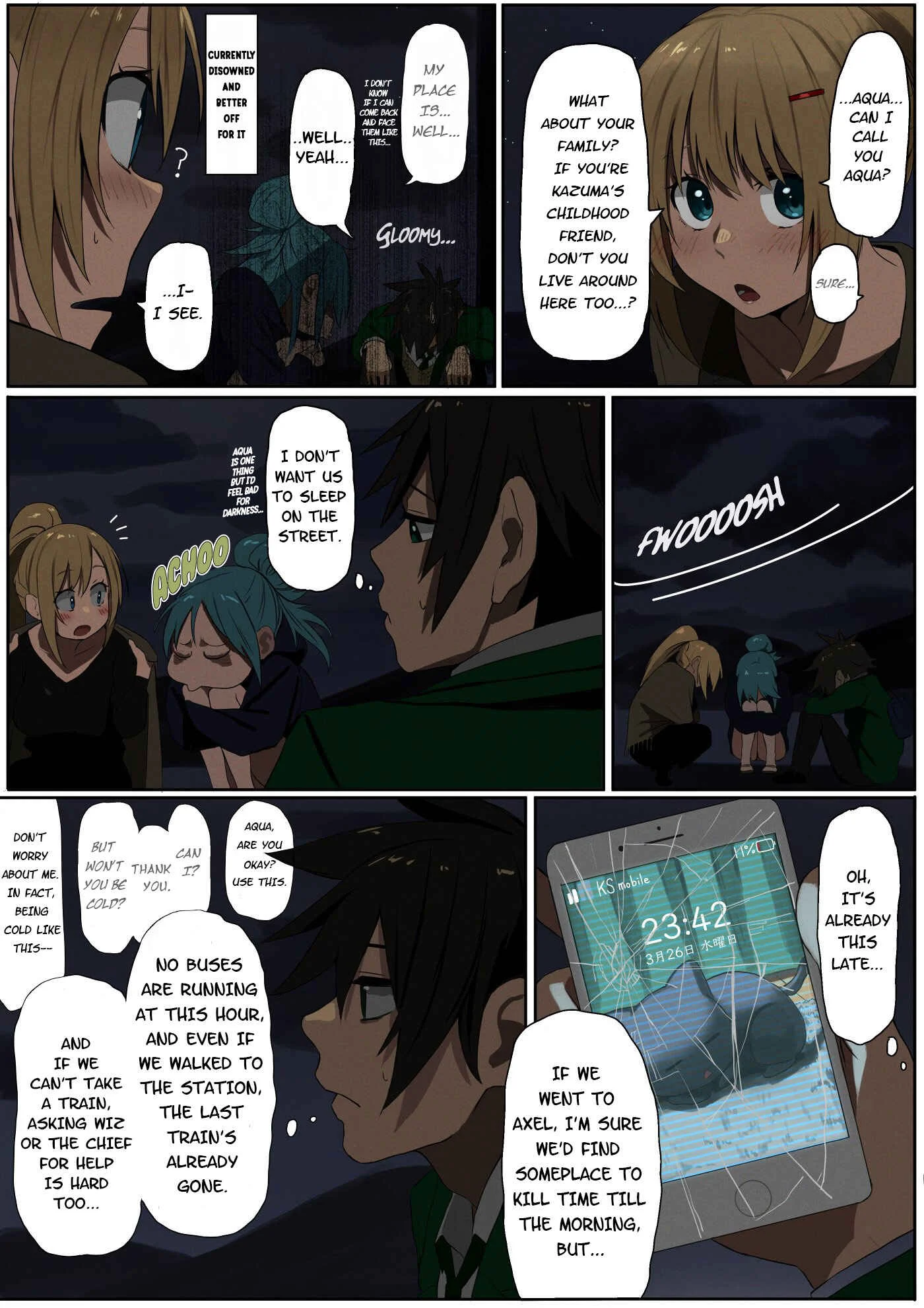 Kono Subarashii Sekai ni Shukufuku wo! - Modern Konosuba (Doujinshi) Chapter 1: "Meeting" - Page 5
