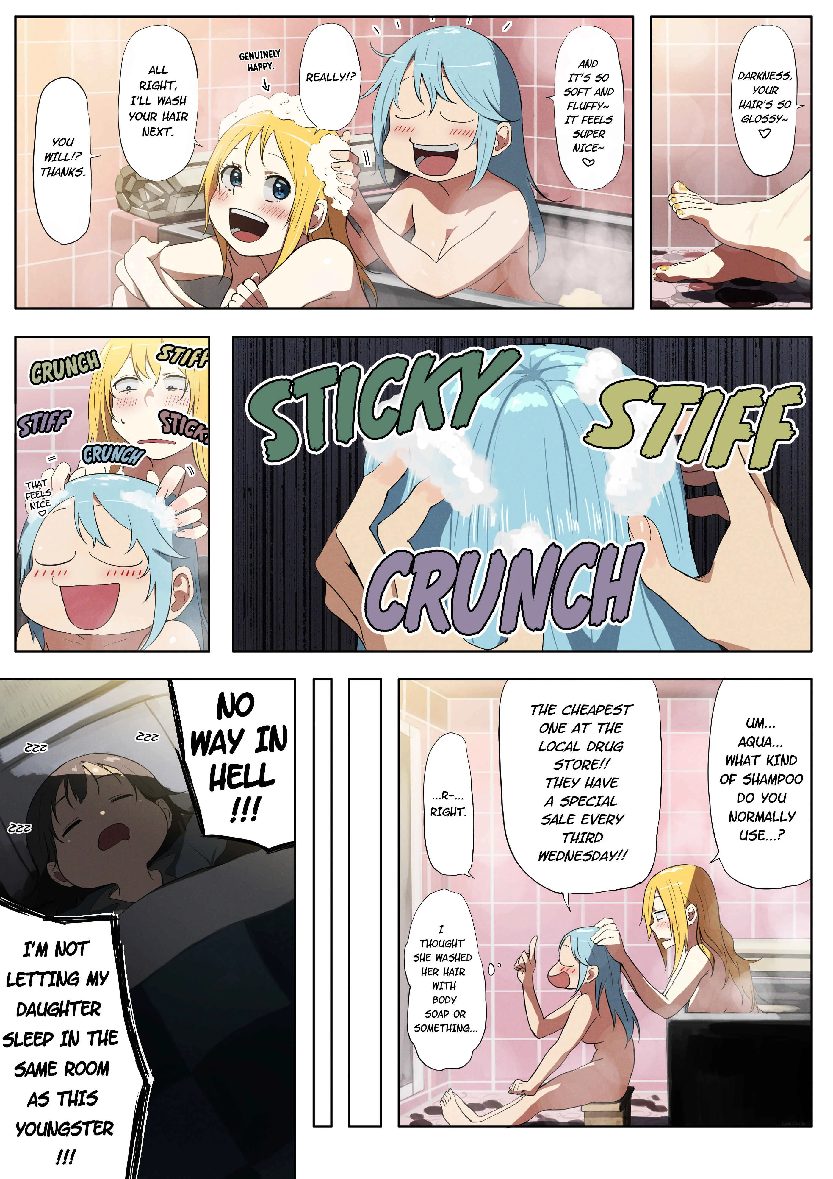 Kono Subarashii Sekai ni Shukufuku wo! - Modern Konosuba (Doujinshi) Chapter 4: “Twin Room for 4 People” - Page 2