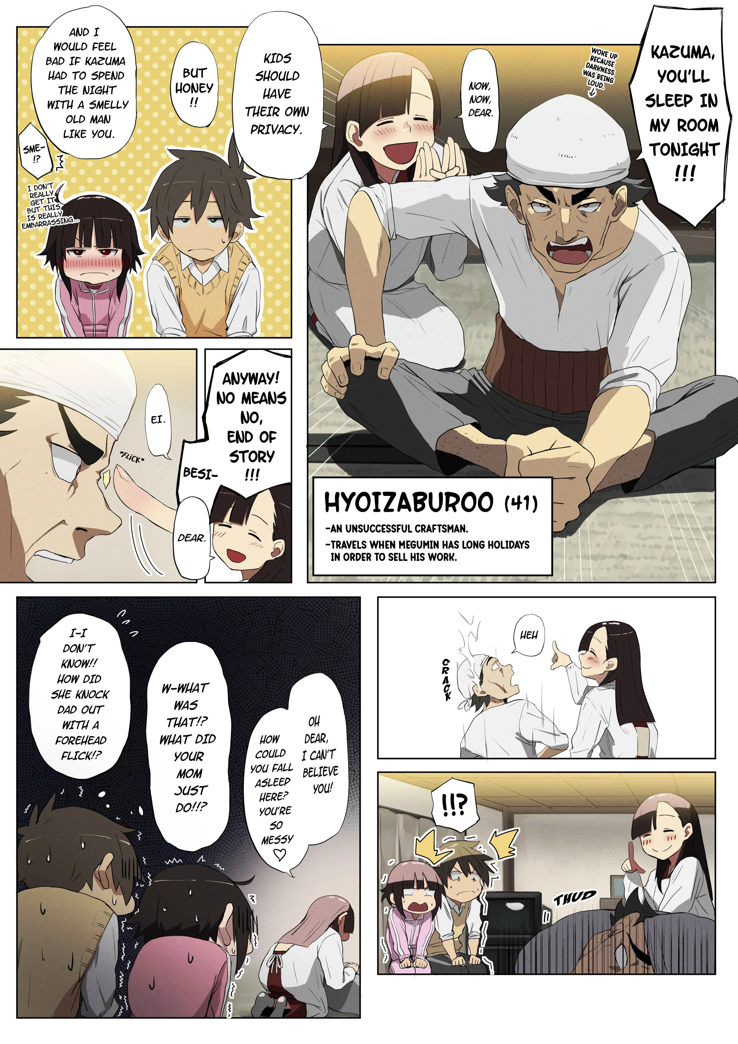 Kono Subarashii Sekai ni Shukufuku wo! - Modern Konosuba (Doujinshi) Chapter 4: “Twin Room for 4 People” - Page 3