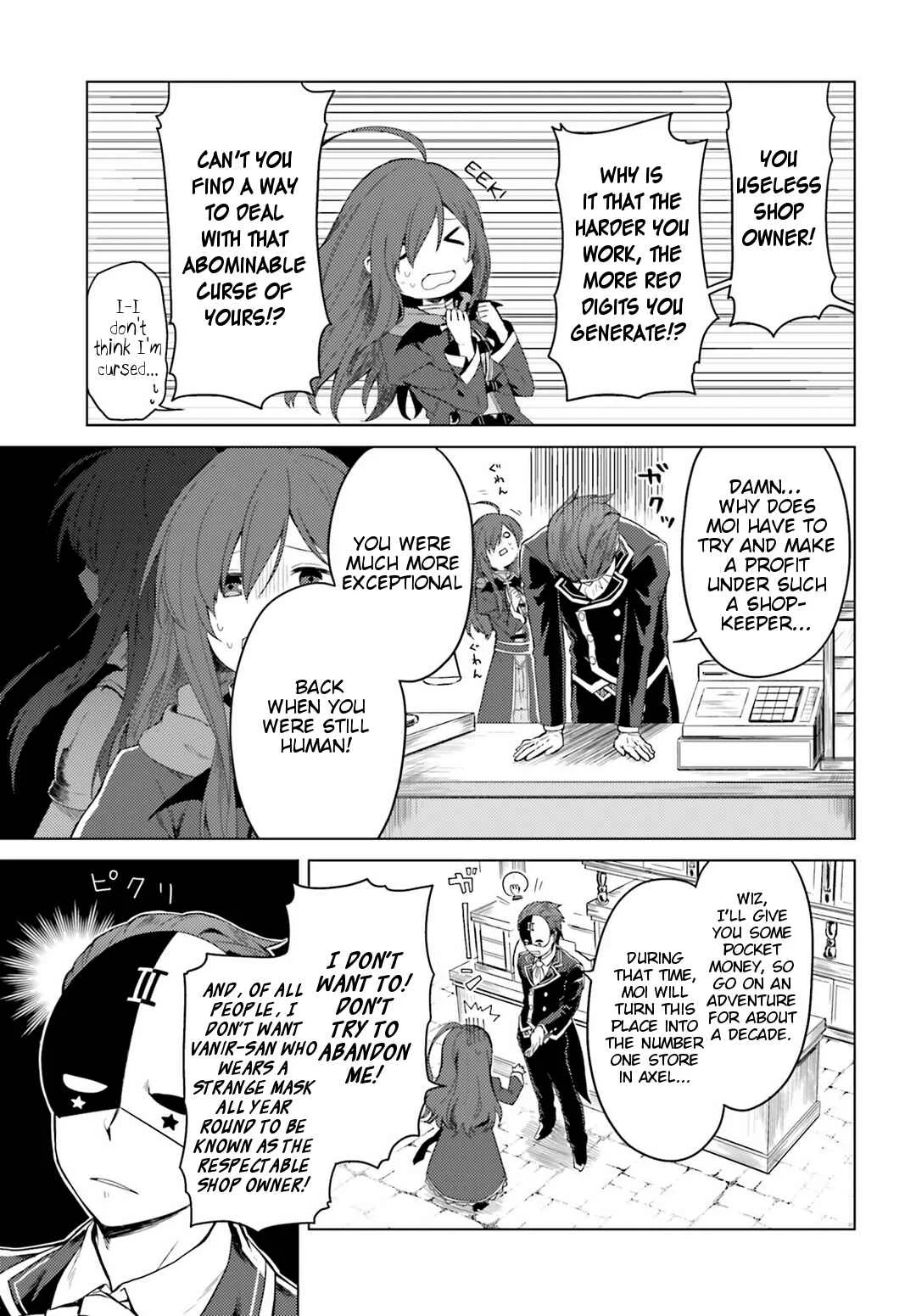 Kono Subarashii Sekai ni Shukufuku wo! Spin-off: Kono Kamen no Akuma ni Soudan wo! Chapter 1: Moi Has Started Helping People - Page 5