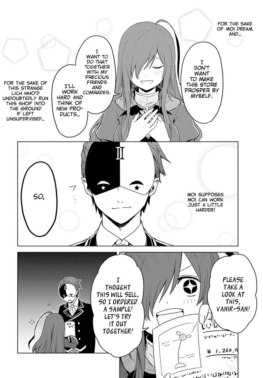 Kono Subarashii Sekai ni Shukufuku wo! Spin-off: Kono Kamen no Akuma ni Soudan wo! Chapter 1: Moi Has Started Helping People - Page 8
