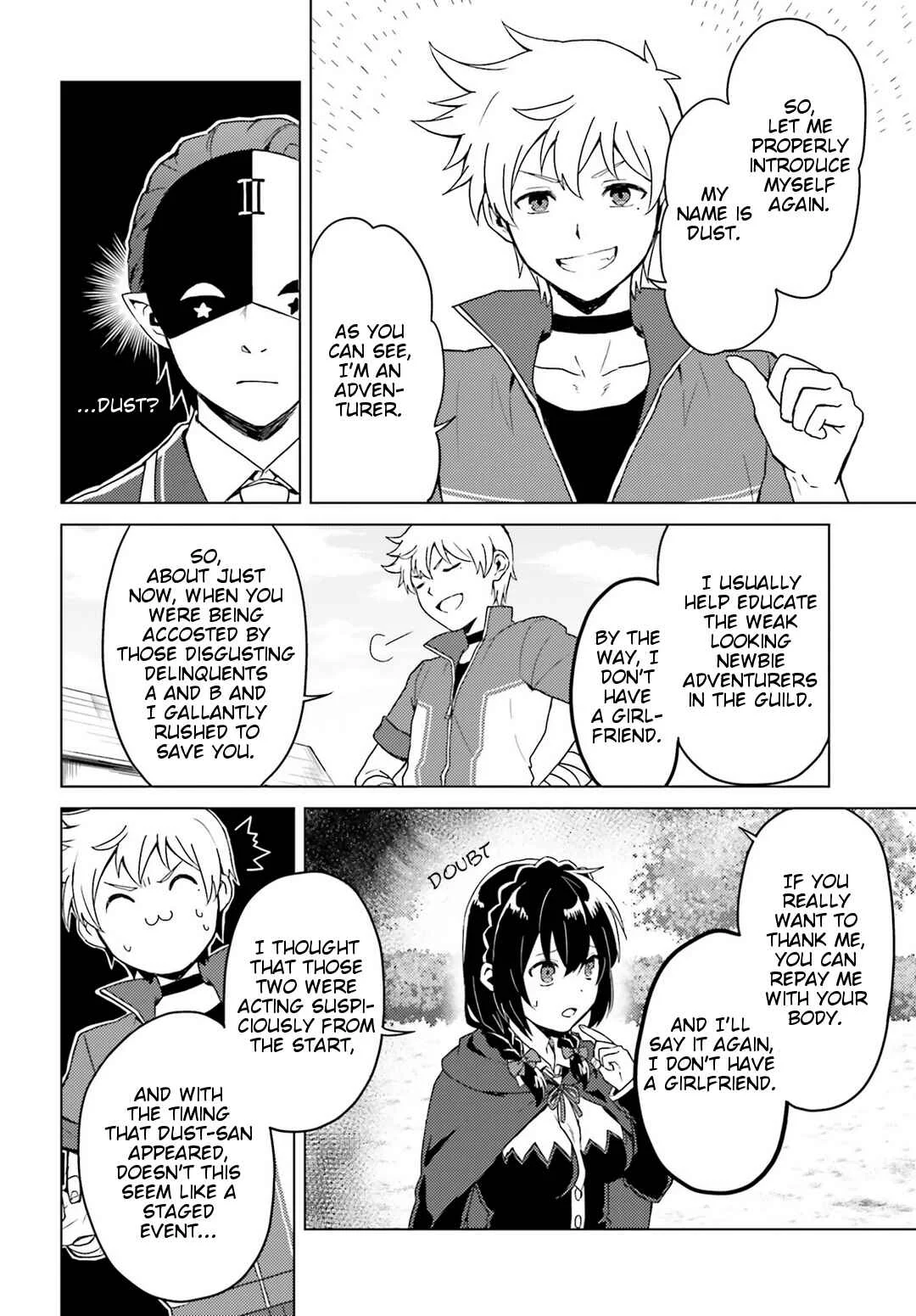 Kono Subarashii Sekai ni Shukufuku wo! Spin-off: Kono Kamen no Akuma ni Soudan wo! Chapter 1: Moi Has Started Helping People - Page 22
