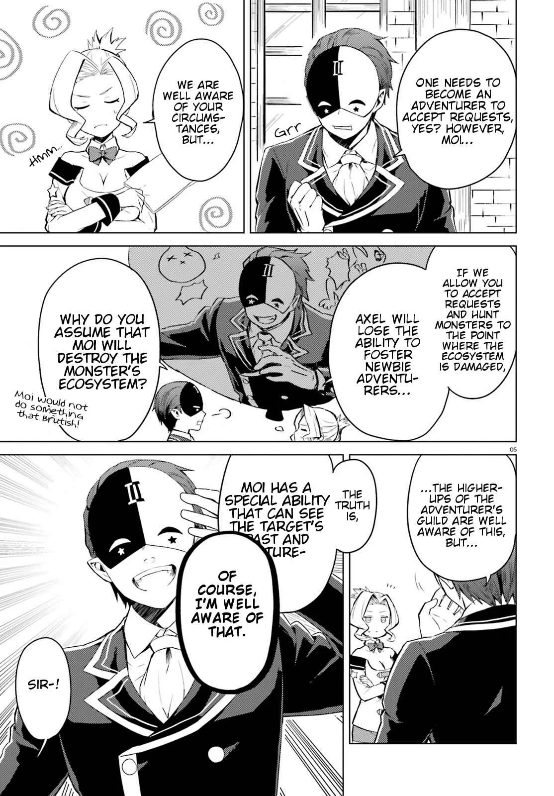 Kono Subarashii Sekai ni Shukufuku wo! Spin-off: Kono Kamen no Akuma ni Soudan wo! Chapter 2: Today at the Consulting Center - Page 5