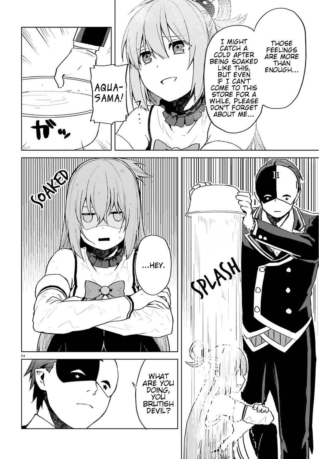 Kono Subarashii Sekai ni Shukufuku wo! Spin-off: Kono Kamen no Akuma ni Soudan wo! Chapter 3: Today as a Follower - Page 4