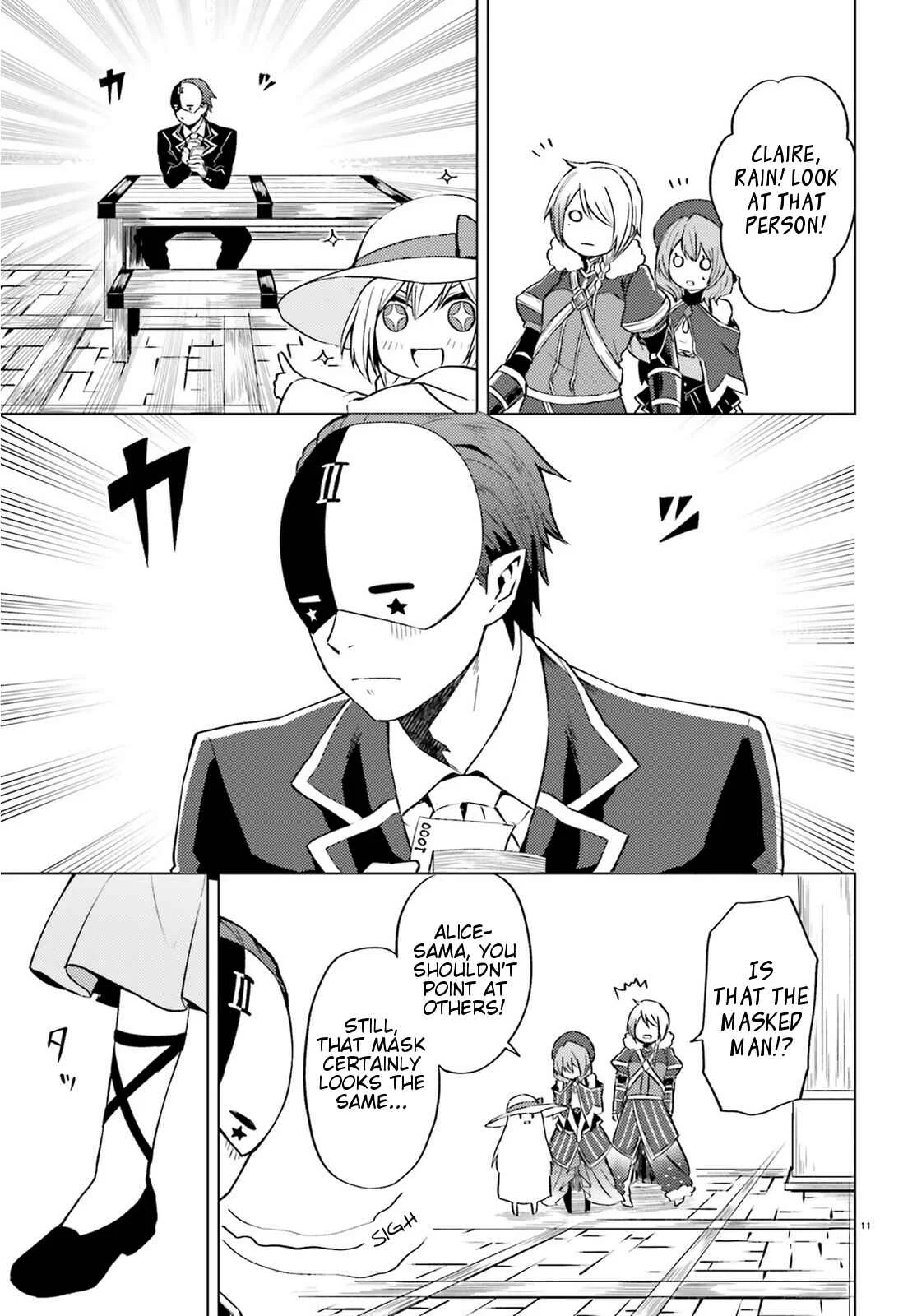 Kono Subarashii Sekai ni Shukufuku wo! Spin-off: Kono Kamen no Akuma ni Soudan wo! Chapter 3: Today as a Follower - Page 11