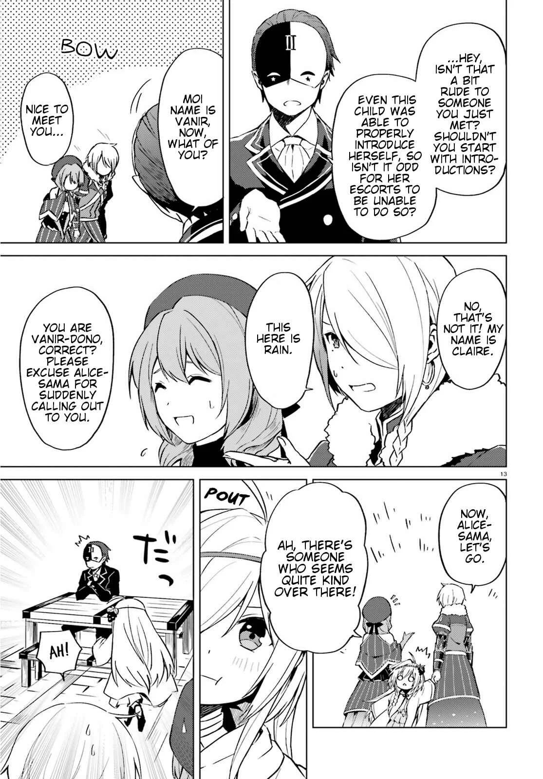 Kono Subarashii Sekai ni Shukufuku wo! Spin-off: Kono Kamen no Akuma ni Soudan wo! Chapter 3: Today as a Follower - Page 13