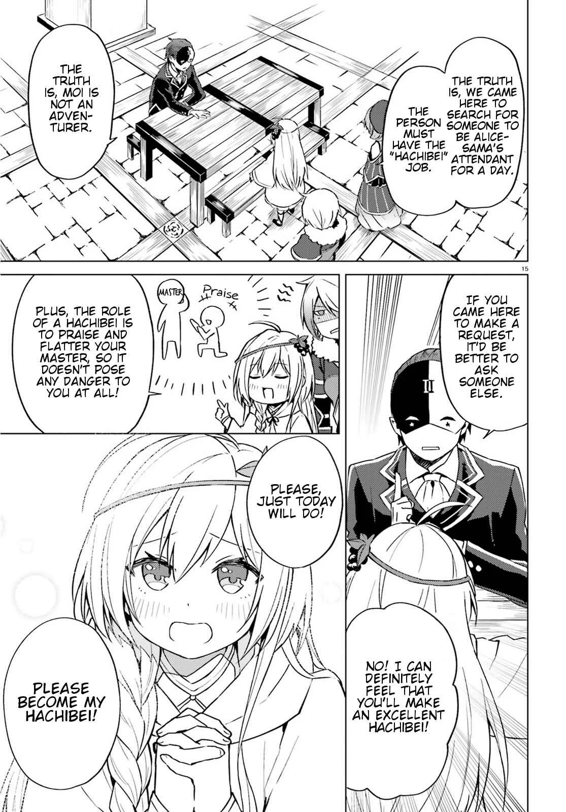 Kono Subarashii Sekai ni Shukufuku wo! Spin-off: Kono Kamen no Akuma ni Soudan wo! Chapter 3: Today as a Follower - Page 15