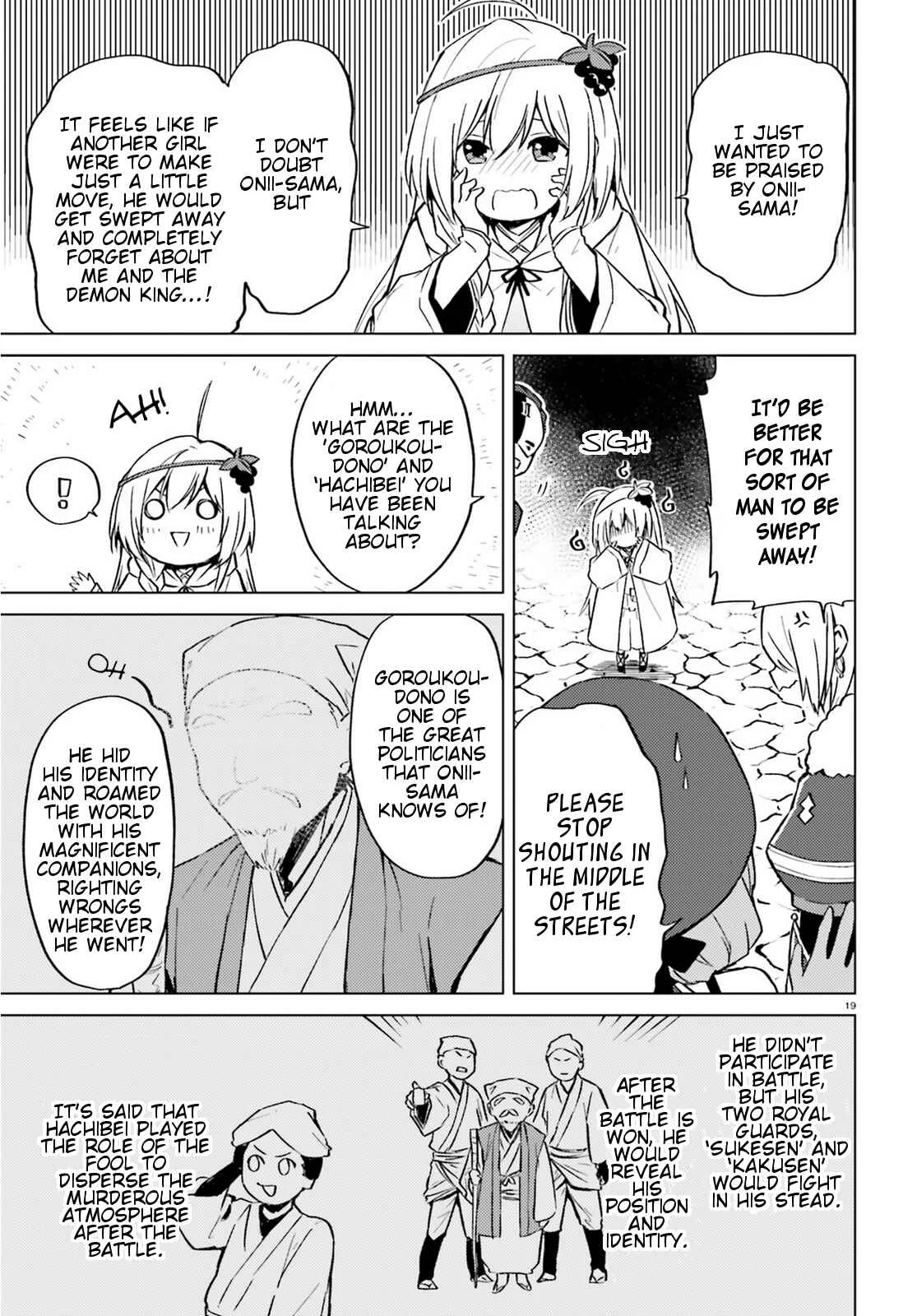 Kono Subarashii Sekai ni Shukufuku wo! Spin-off: Kono Kamen no Akuma ni Soudan wo! Chapter 3: Today as a Follower - Page 19