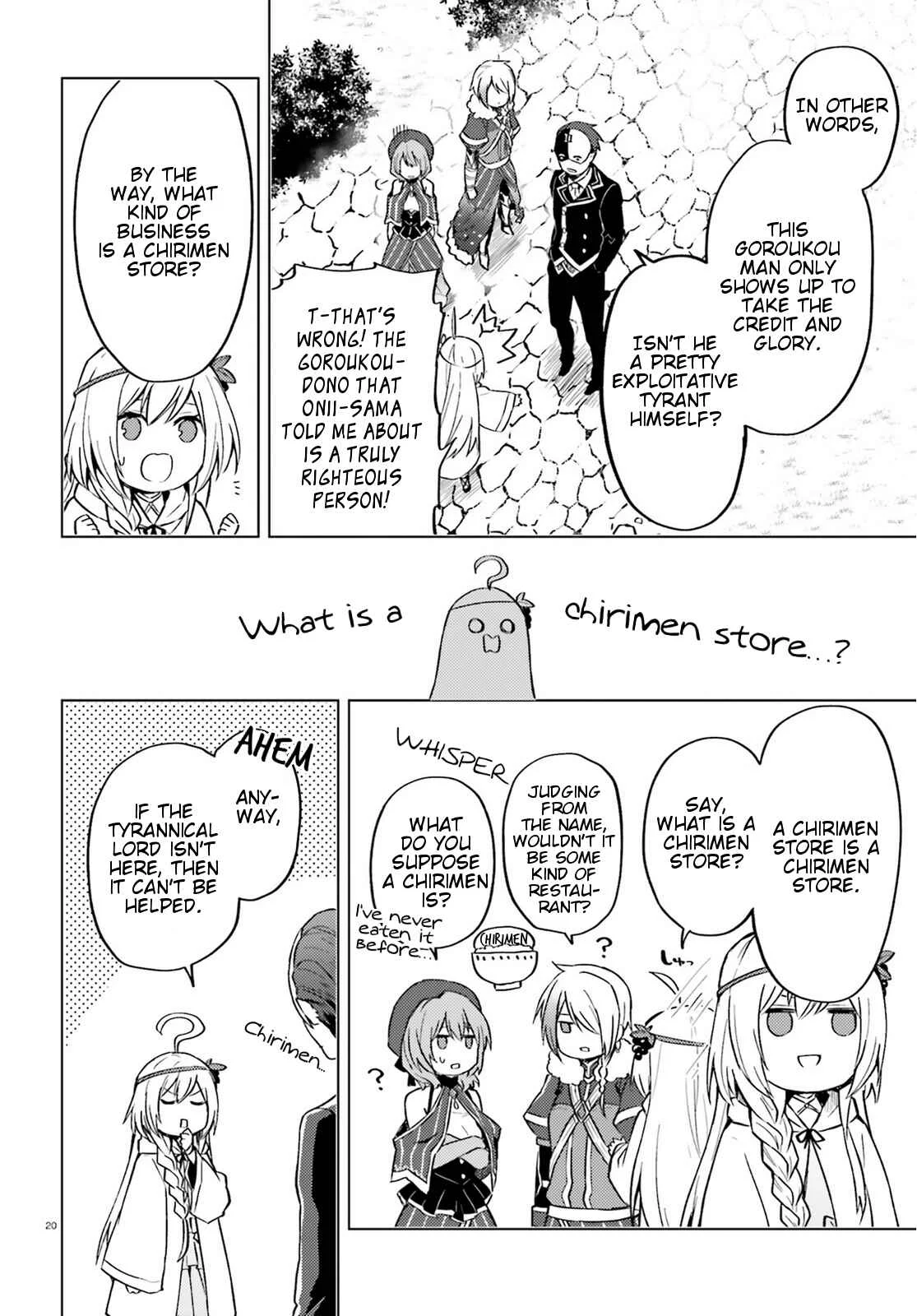 Kono Subarashii Sekai ni Shukufuku wo! Spin-off: Kono Kamen no Akuma ni Soudan wo! Chapter 3: Today as a Follower - Page 20